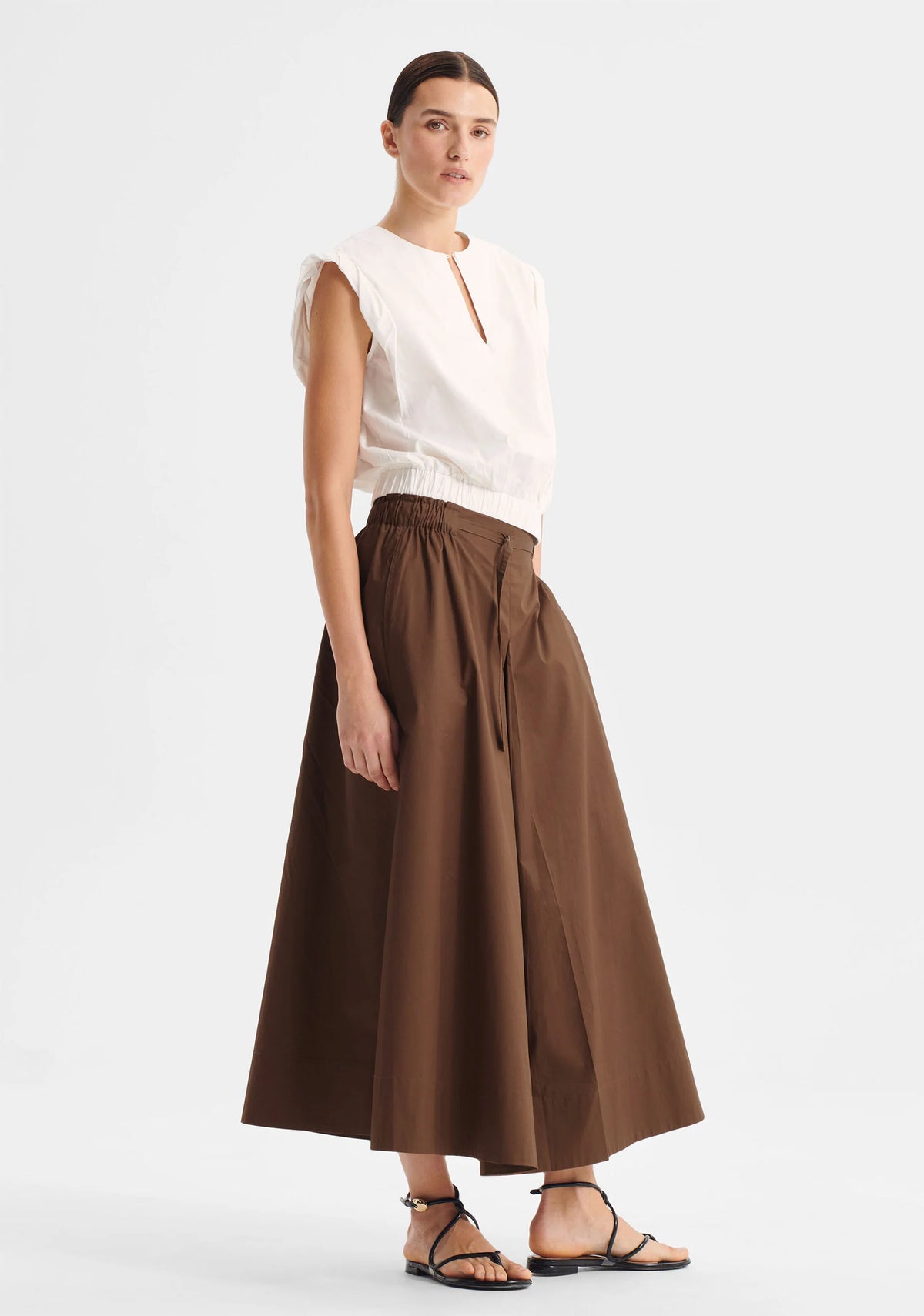 Morrison Chocolate Midi Skirt