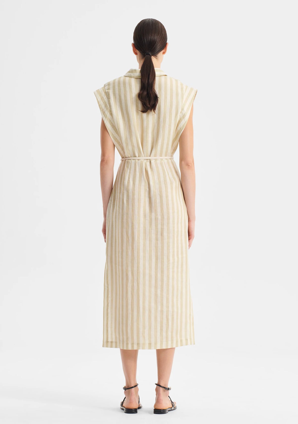 Cybil Linen Dress - Stripe