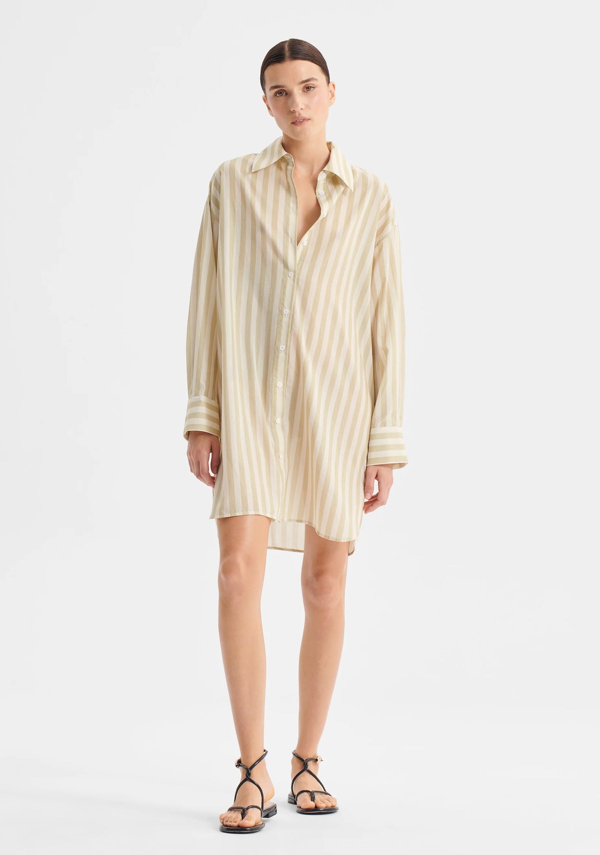 Cybil Shirt Dress - Stripe