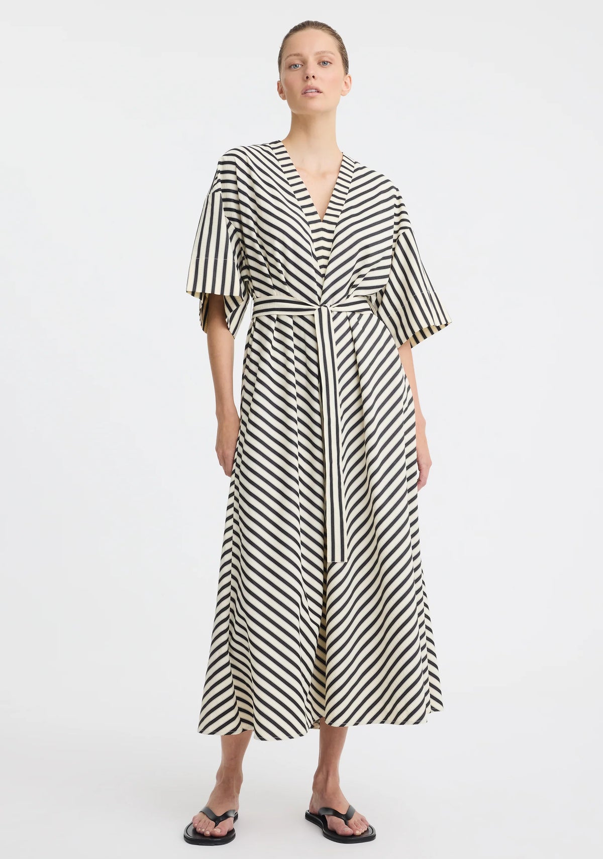 Marina Midi Dress - Stripe