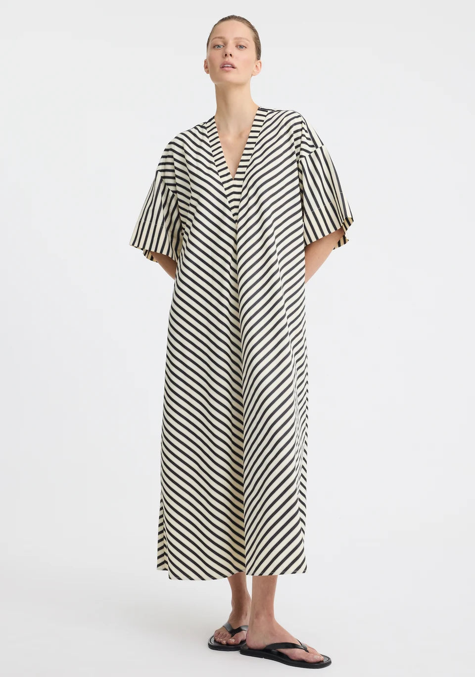 Marina Midi Dress - Stripe
