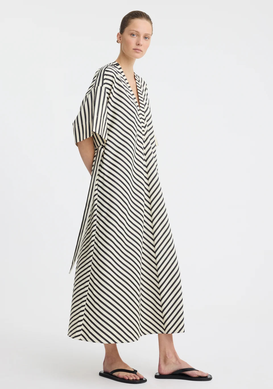 Marina Midi Dress - Stripe
