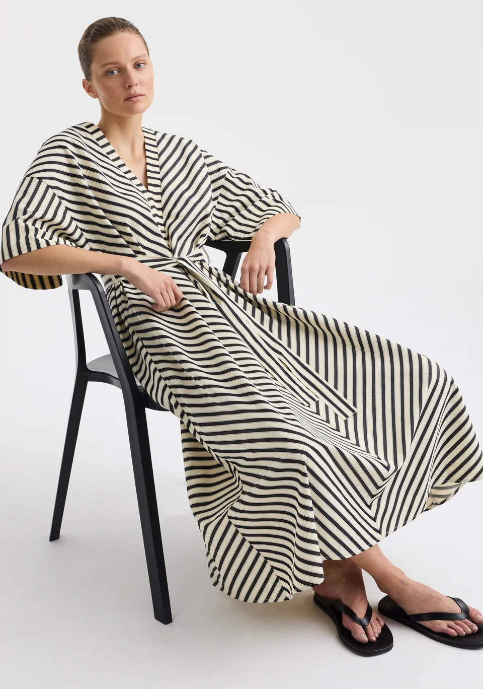 Marina Midi Dress - Stripe