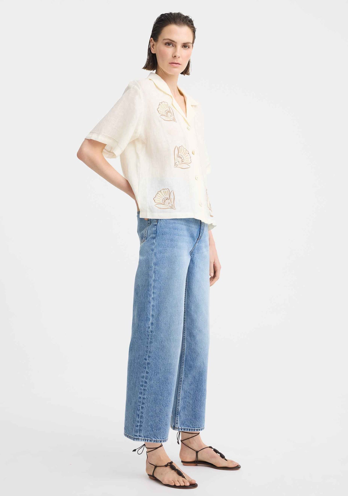 Penelope Linen Shirt - Cream