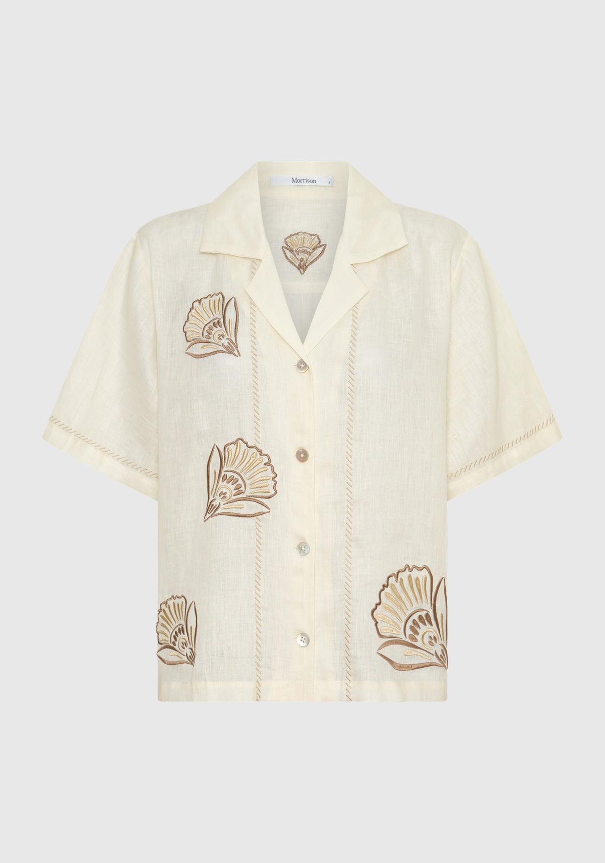 Penelope Linen Shirt - Cream