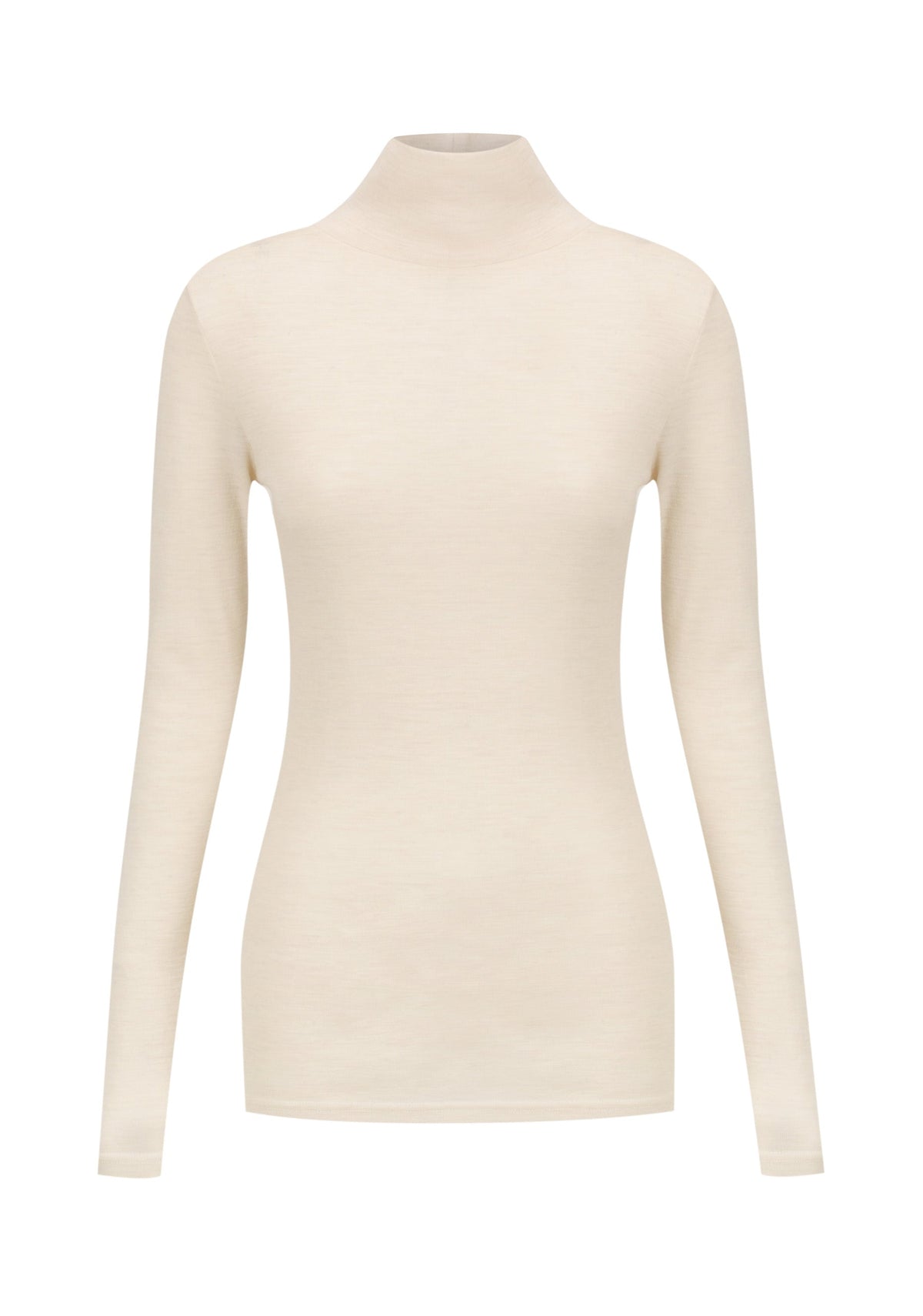 Morri Merino High Neck - Bone
