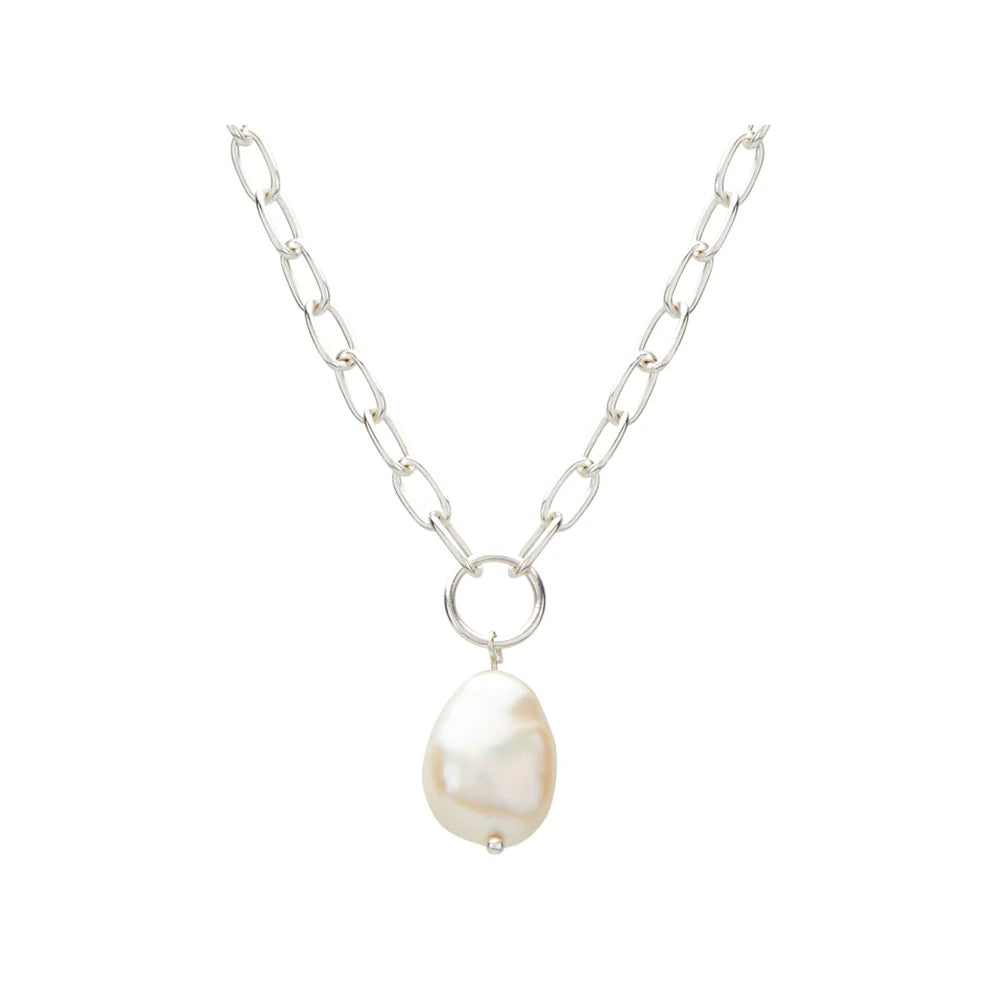 Aphrodite Goddess Pearl Drop Necklace