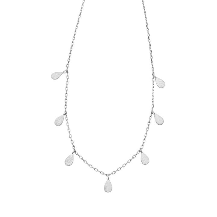 Teardrop Necklace - Silver