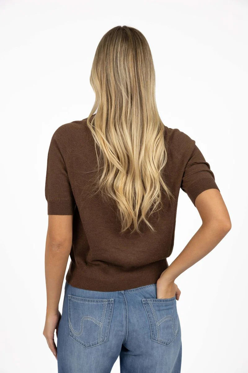 Aurora Top - Chocolate