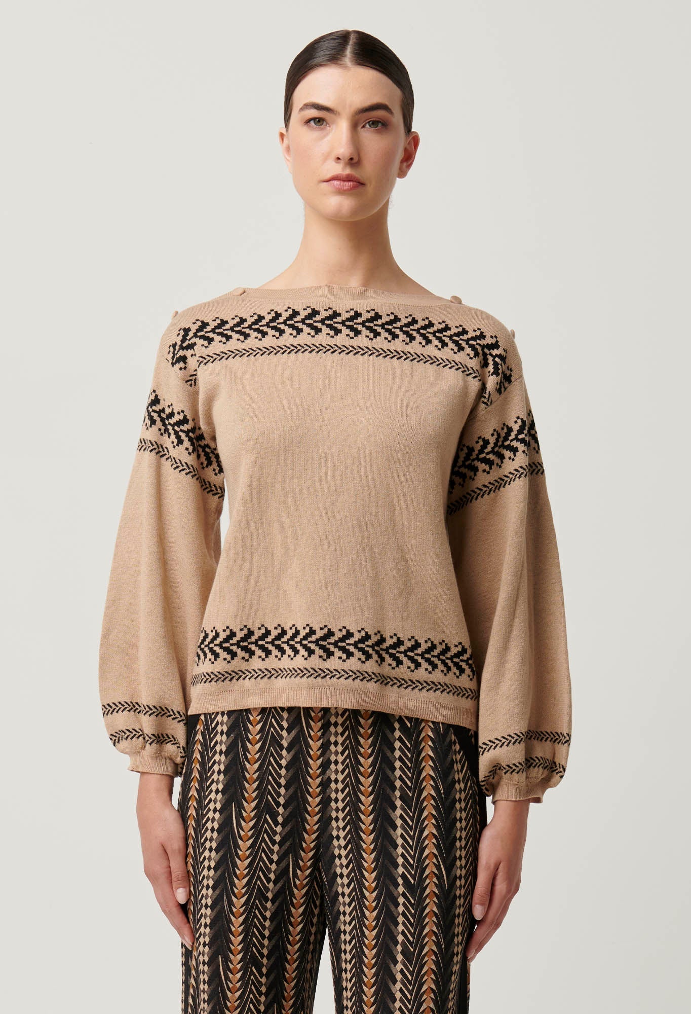 Odessa Knit Top - Wheat