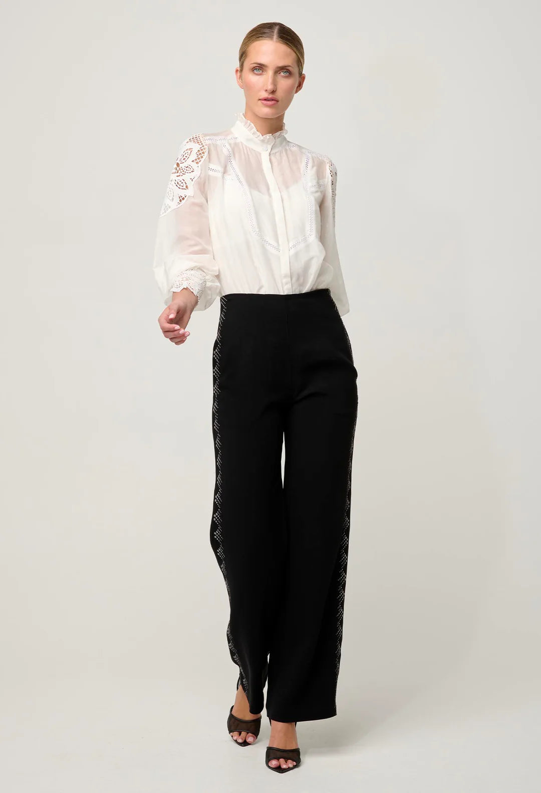 Sevilla Cotton Silk Shirt - Blanca