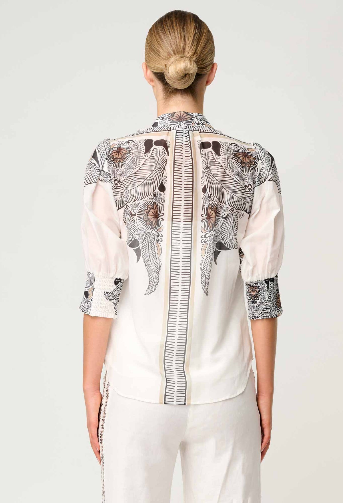 Leila Shirt - Ivory Casablanca