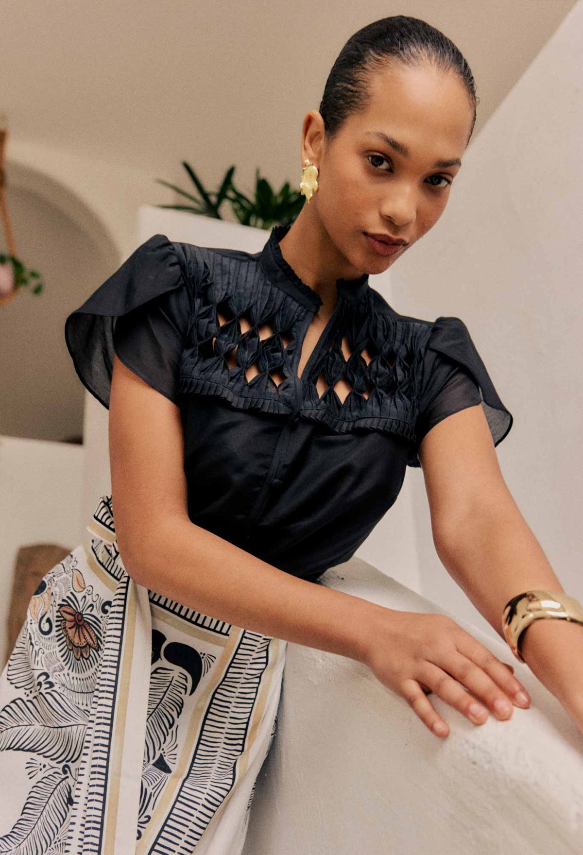 Dalia Shirt - Onyx