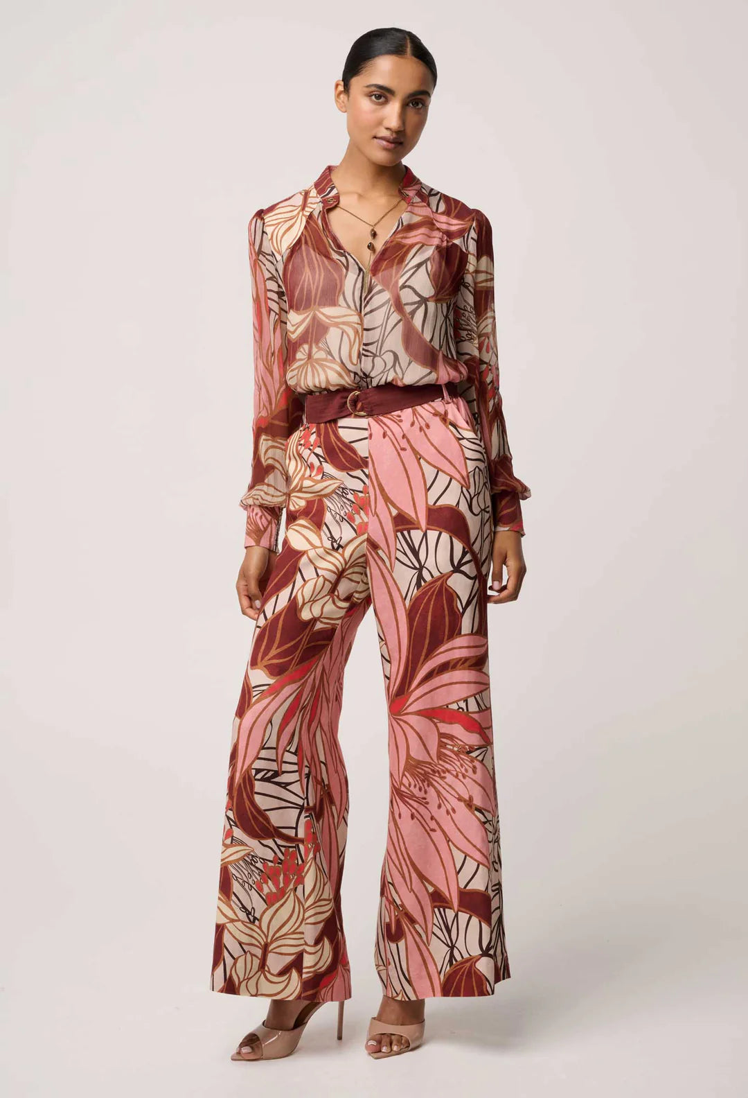Freya Sheer Blouse - Cathedral Botanic
