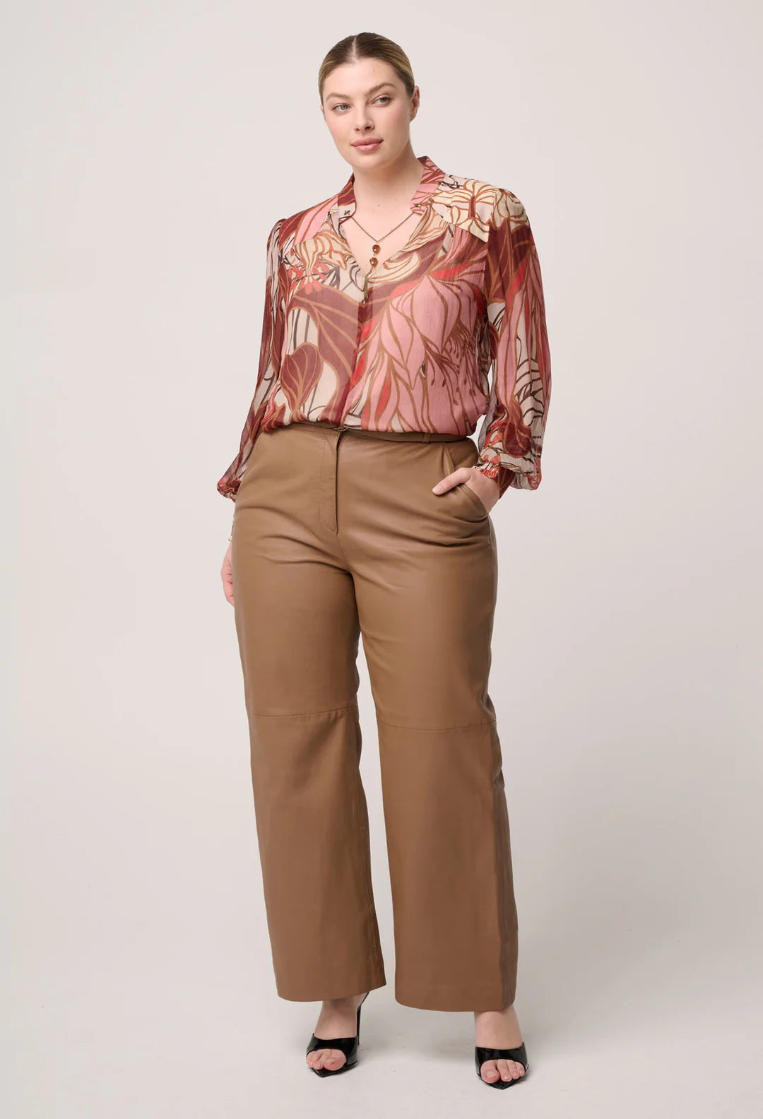 Freya Sheer Blouse - Cathedral Botanic