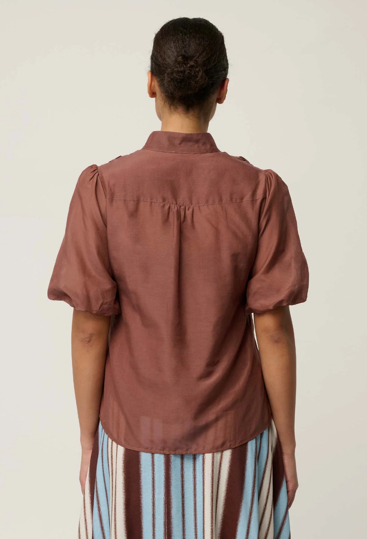 Coralie Blouse - Garnet
