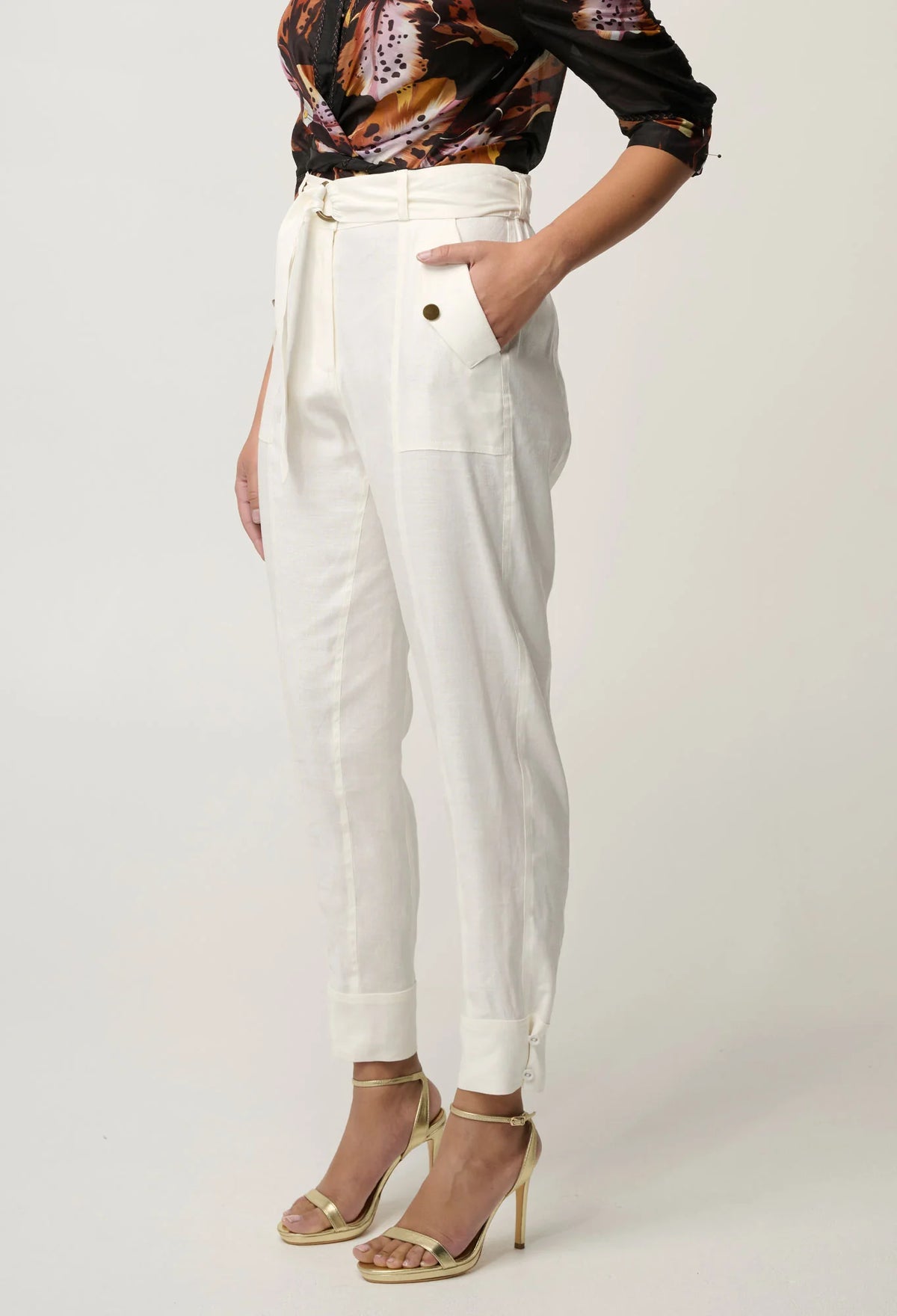 Trinidad Linen Pant - Ivory
