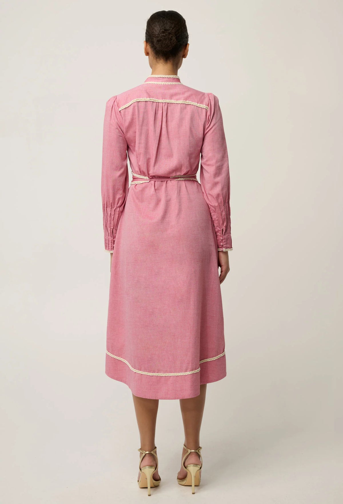 Isla Dress - Blush Chambray