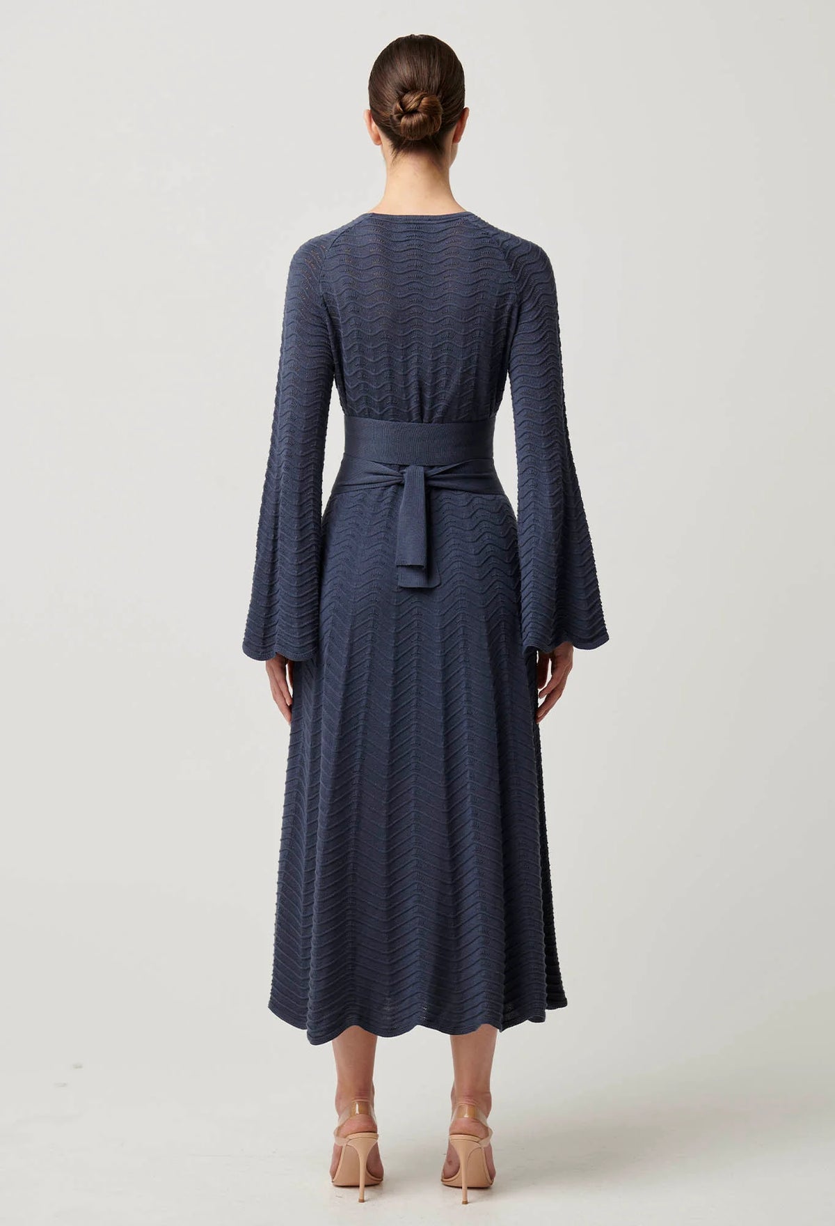 Everett Knit Dress - Bluestone