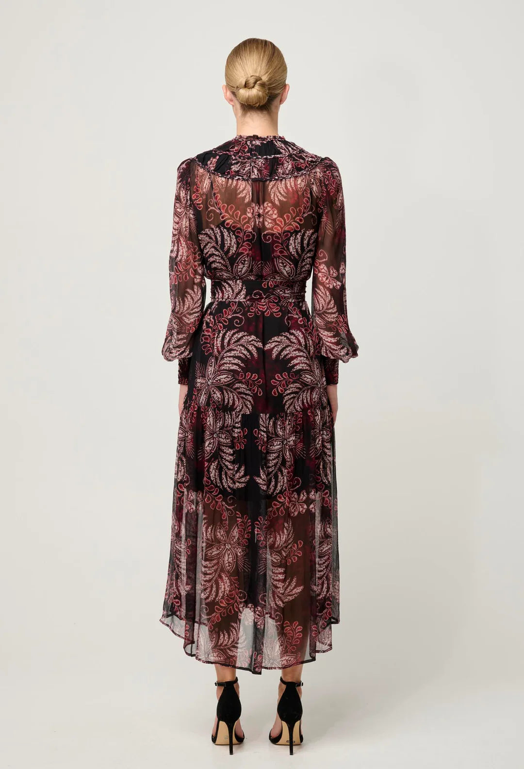  Botanical Print Dress