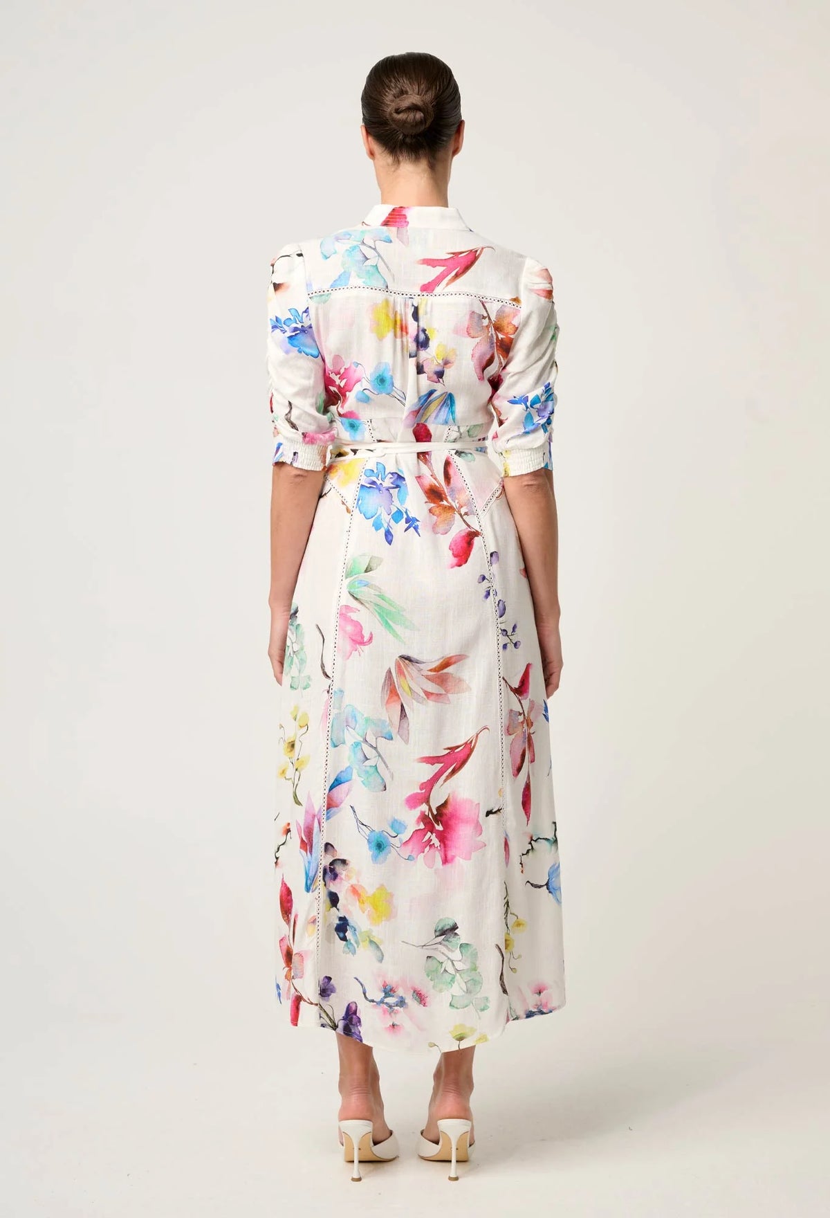 Floral Linen Dress