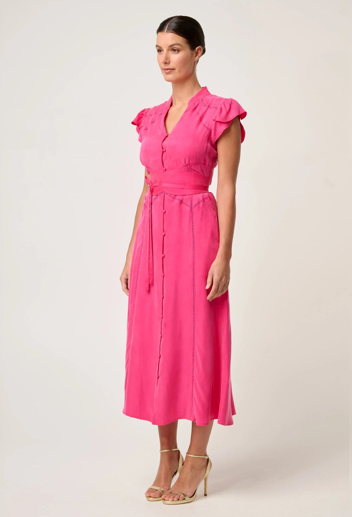 Pink Midi Dress