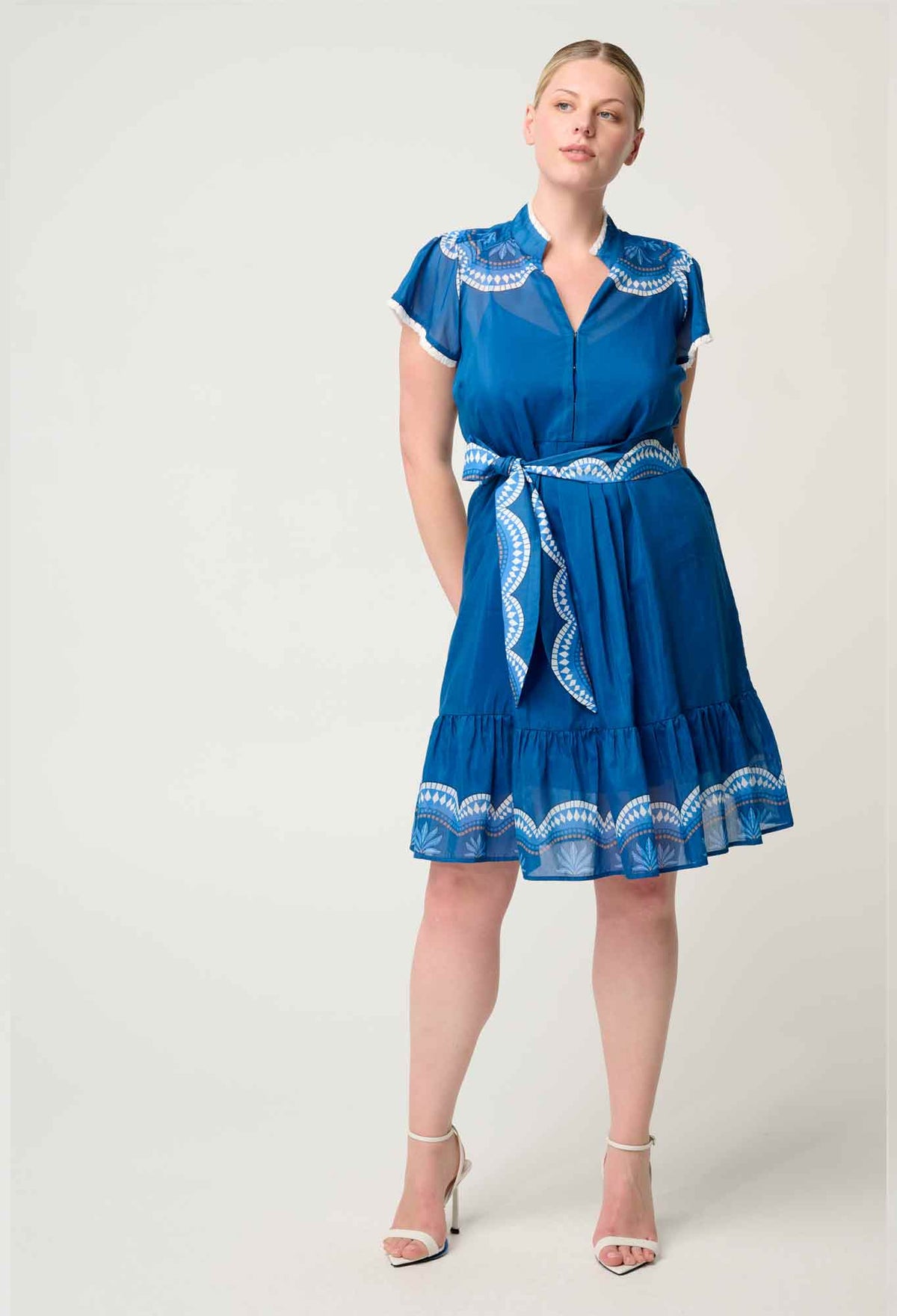 Cotton Silk Mini Dress