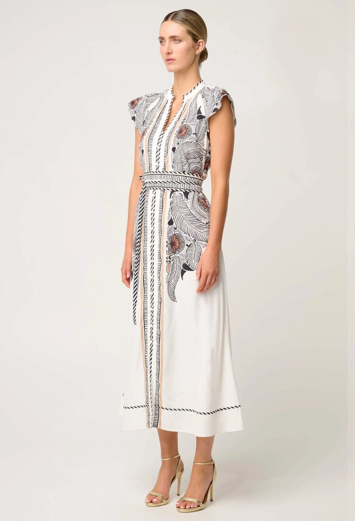 Malika Maxi Dress - Ivory Casablanca