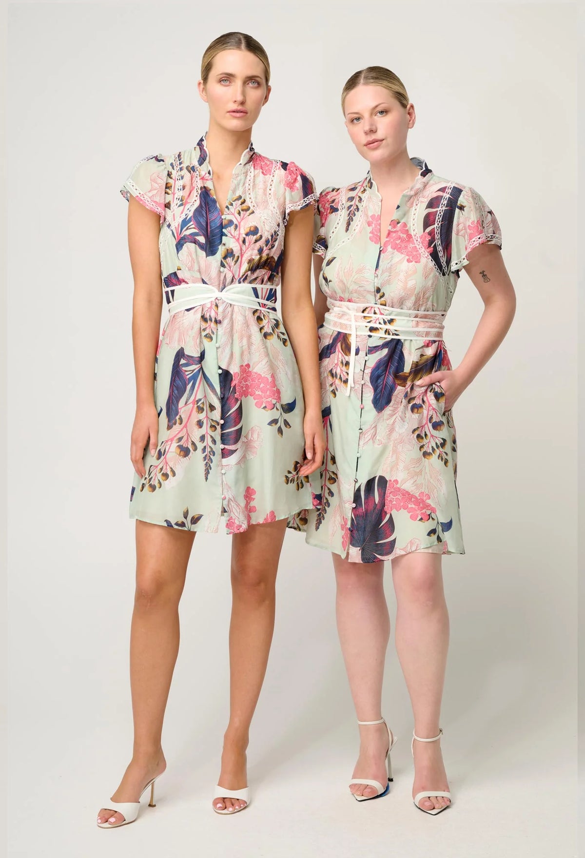 Nisreen Dress - Oasis Flora Once Was