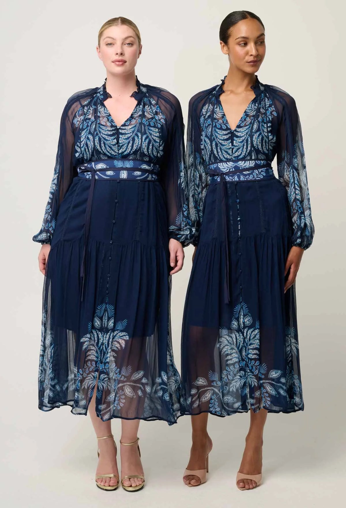 Chiffon Midi Dress