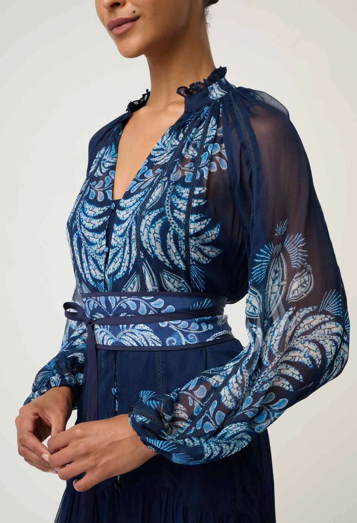 Sloane Midi Dress - Moonlit Batik
