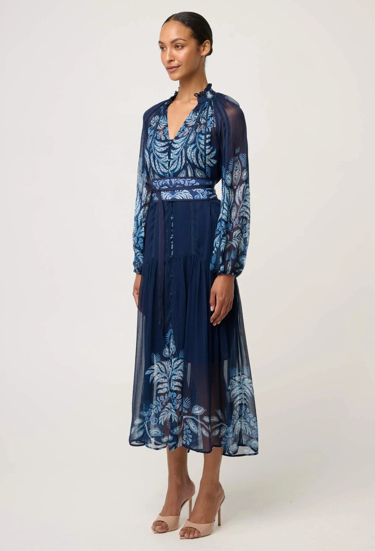 Sloane Midi Dress - Moonlit Batik