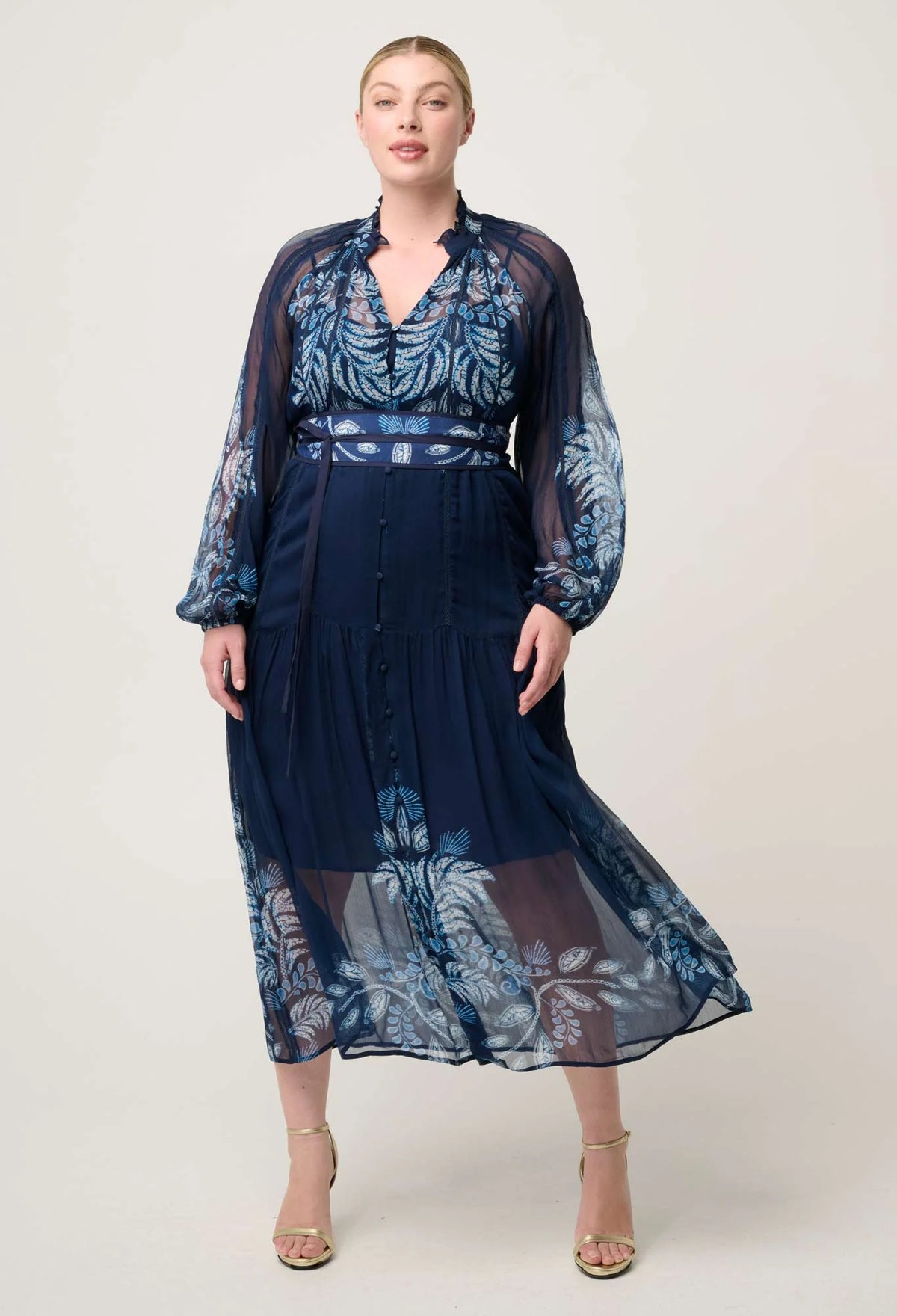 Blue Midi Dess 