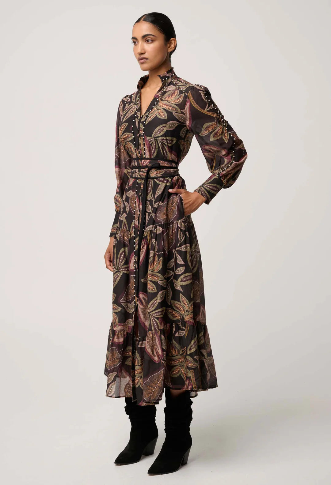 Wanderlust Maxi Dress - Dark Tropique