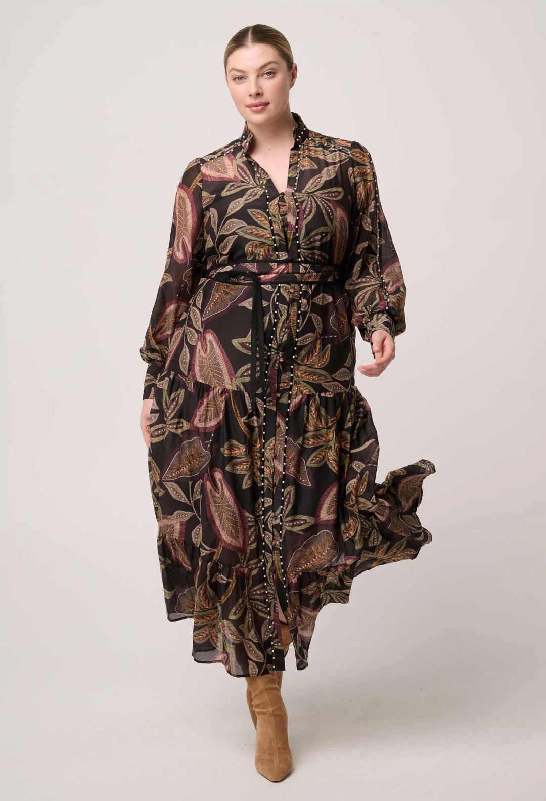 Wanderlust Maxi Dress - Dark Tropique