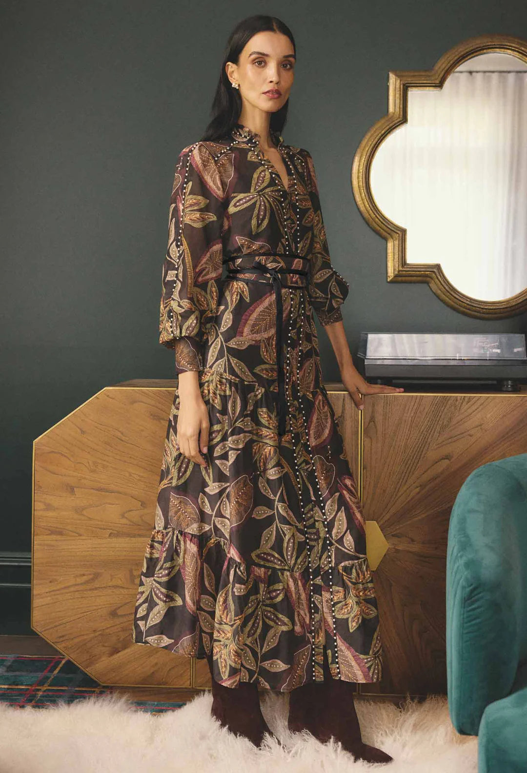 Wanderlust Maxi Dress - Dark Tropique