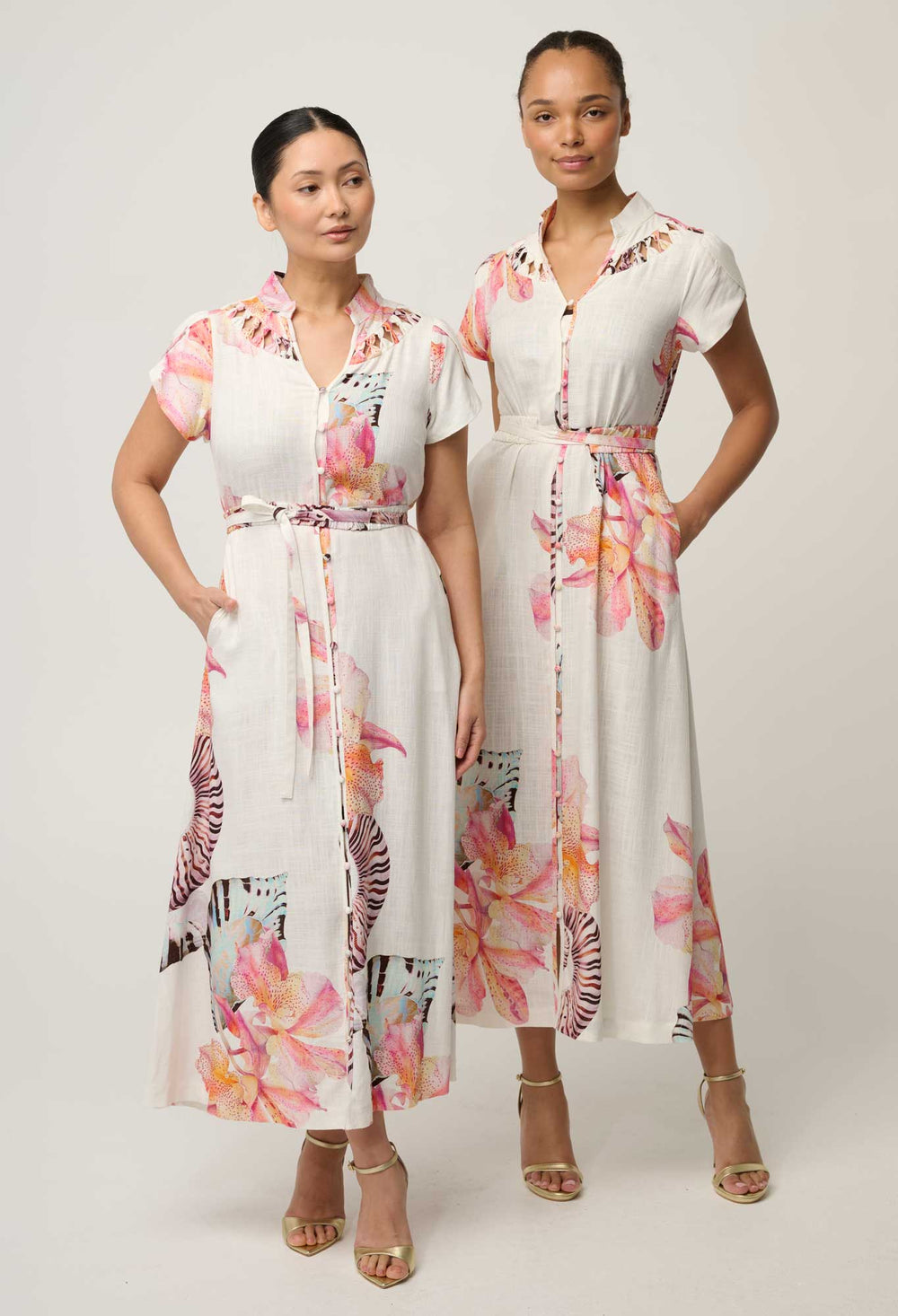 Cattleya Maxi Dress - Nautilus Bloom