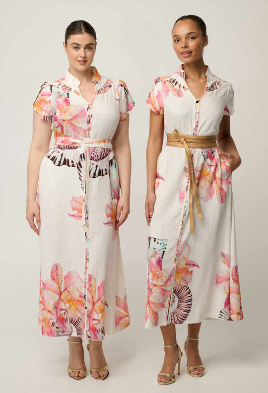 Cattleya Maxi Dress - Nautilus Bloom