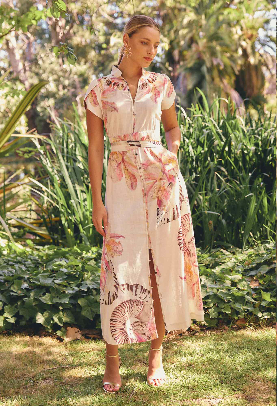 Cattleya Maxi Dress - Nautilus Bloom