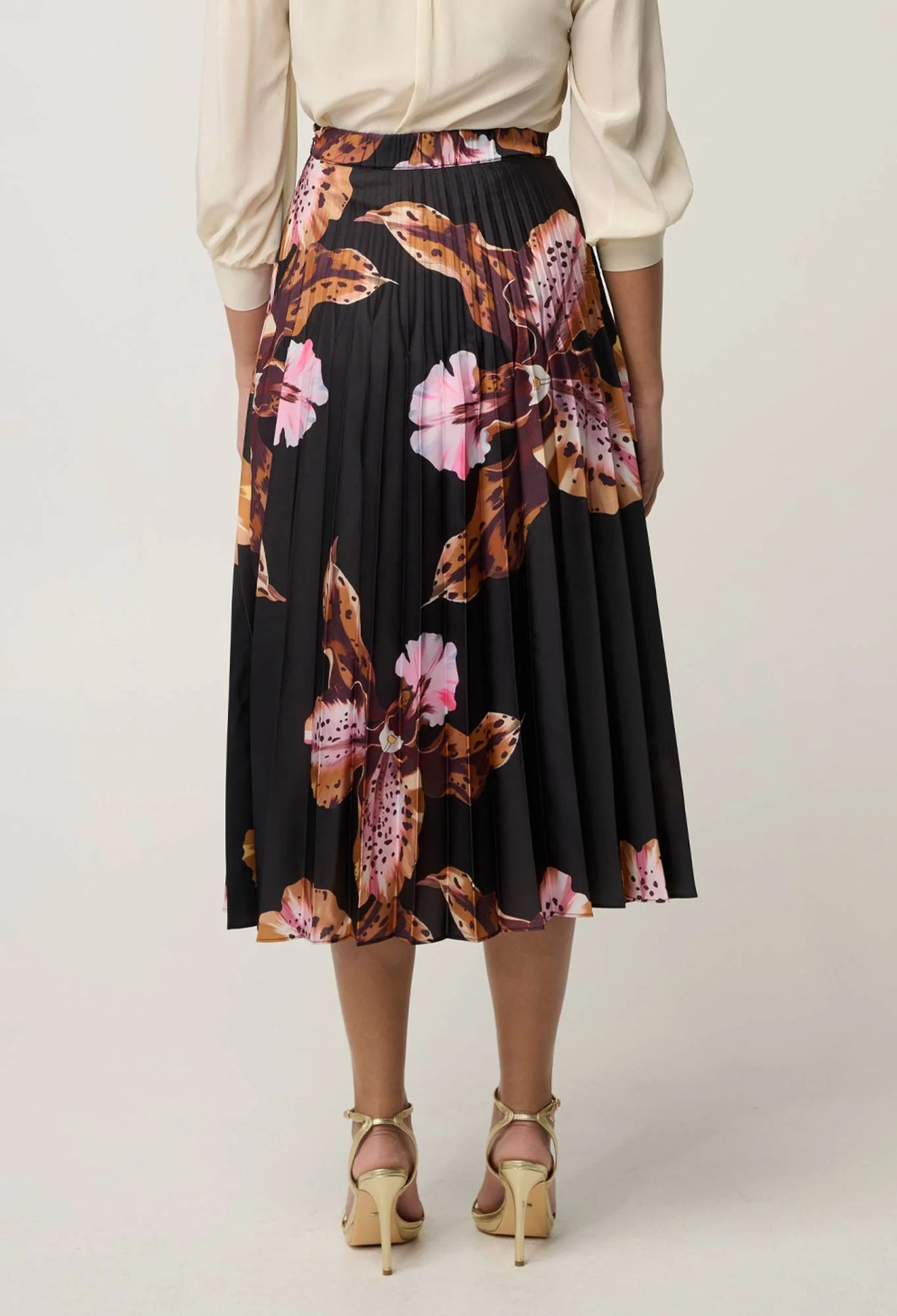 Iris Pleated Skirt - Sunset Orchid