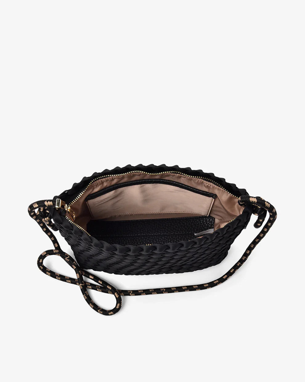 Panama Crossbody - Black Neo Plait