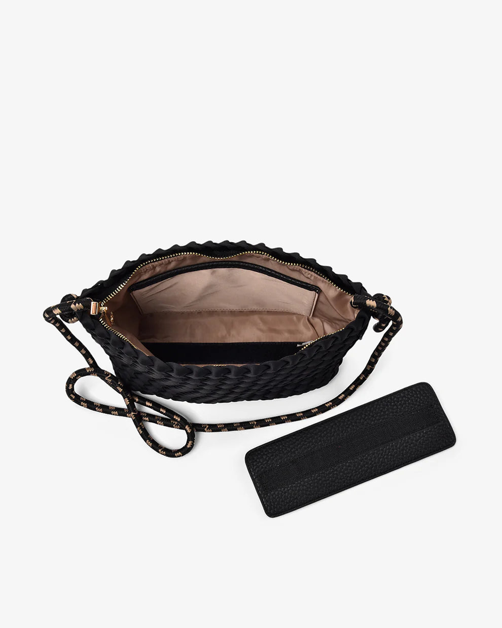 Panama Crossbody - Black Neo Plait