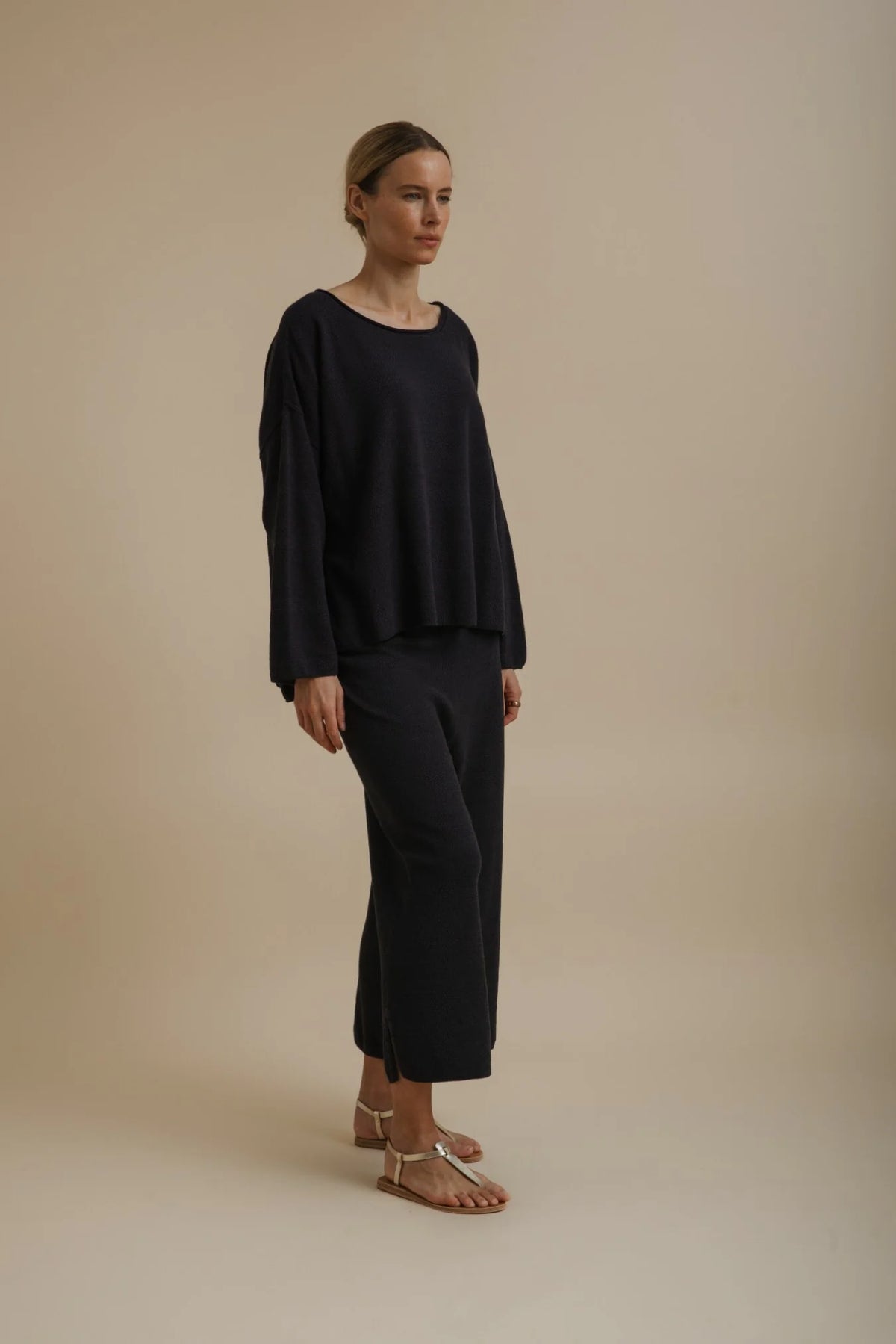 Knitted cotton pant