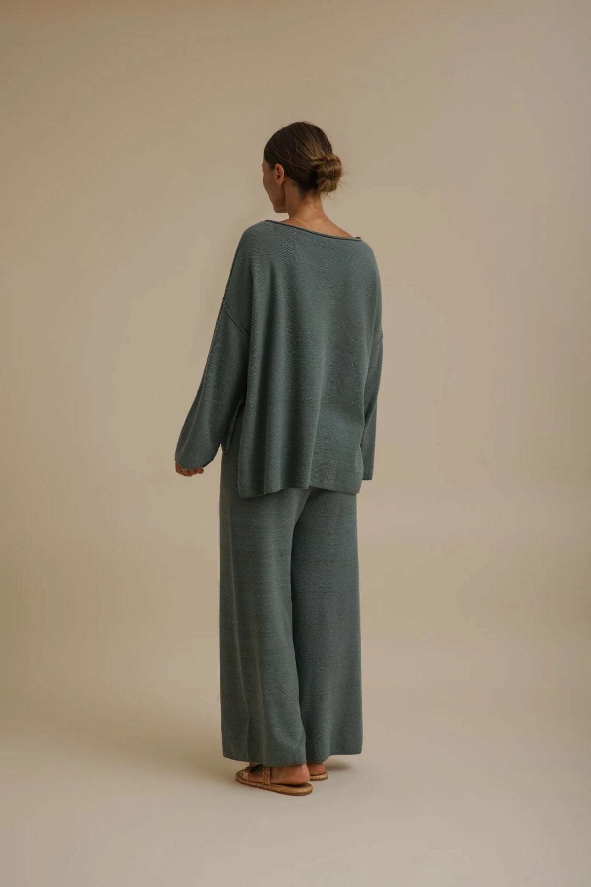 Retreat Cotton Twist Full Length Pant - Rainforest