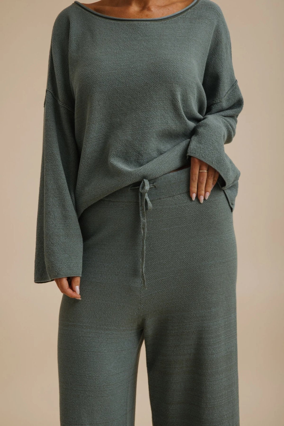 Retreat Cotton Twist Full Length Pant - Rainforest