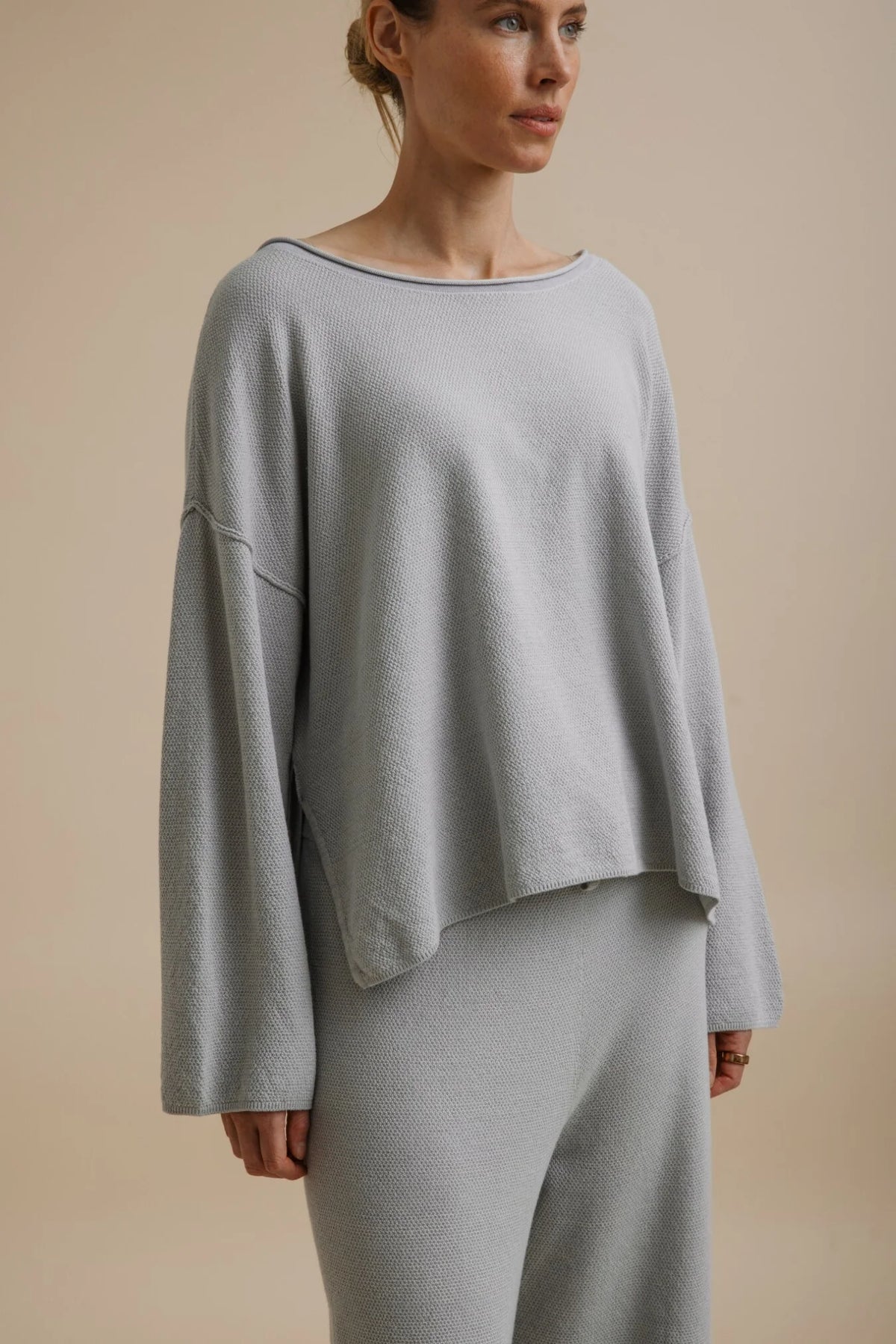 Retreat Cotton Twist Pullover Sky