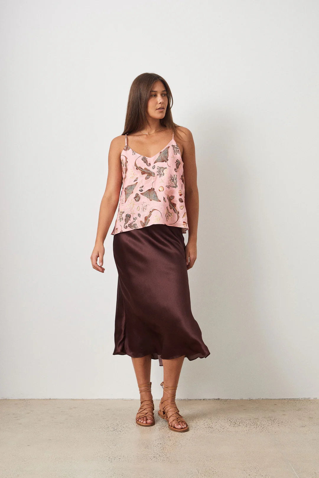 TALLOW SKIRT - BRUNETTE