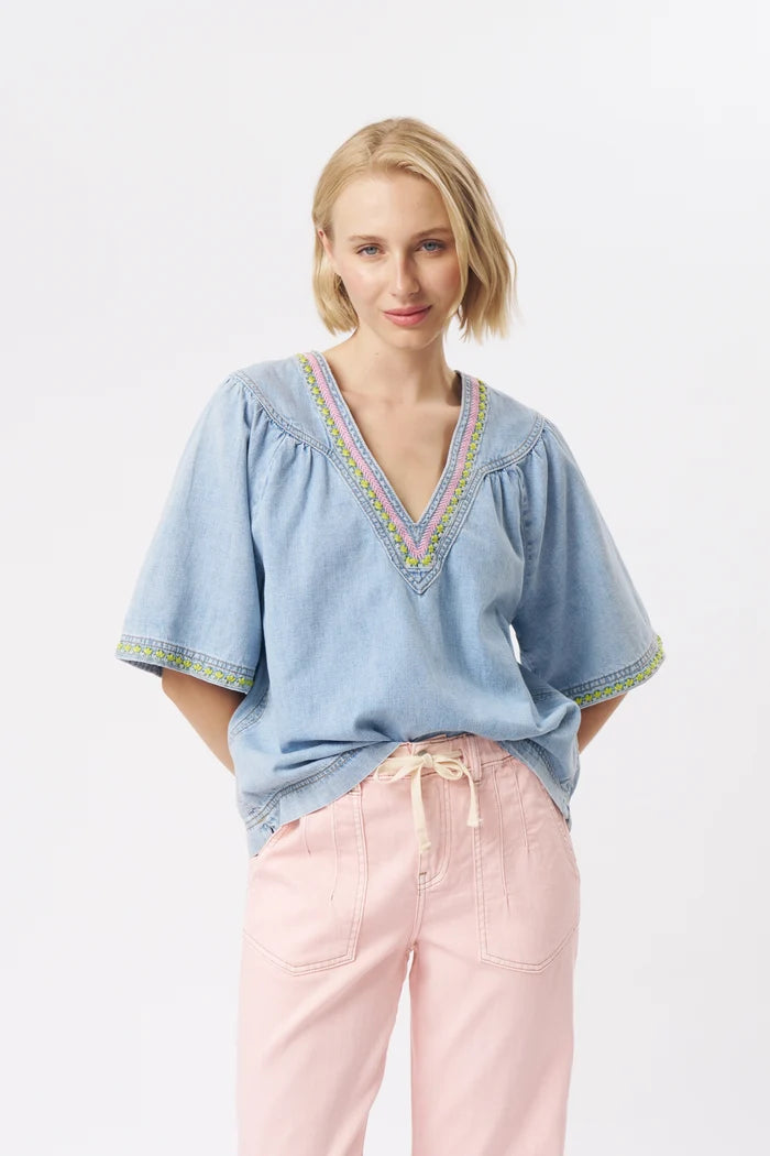 Renee Top - Sky Blue