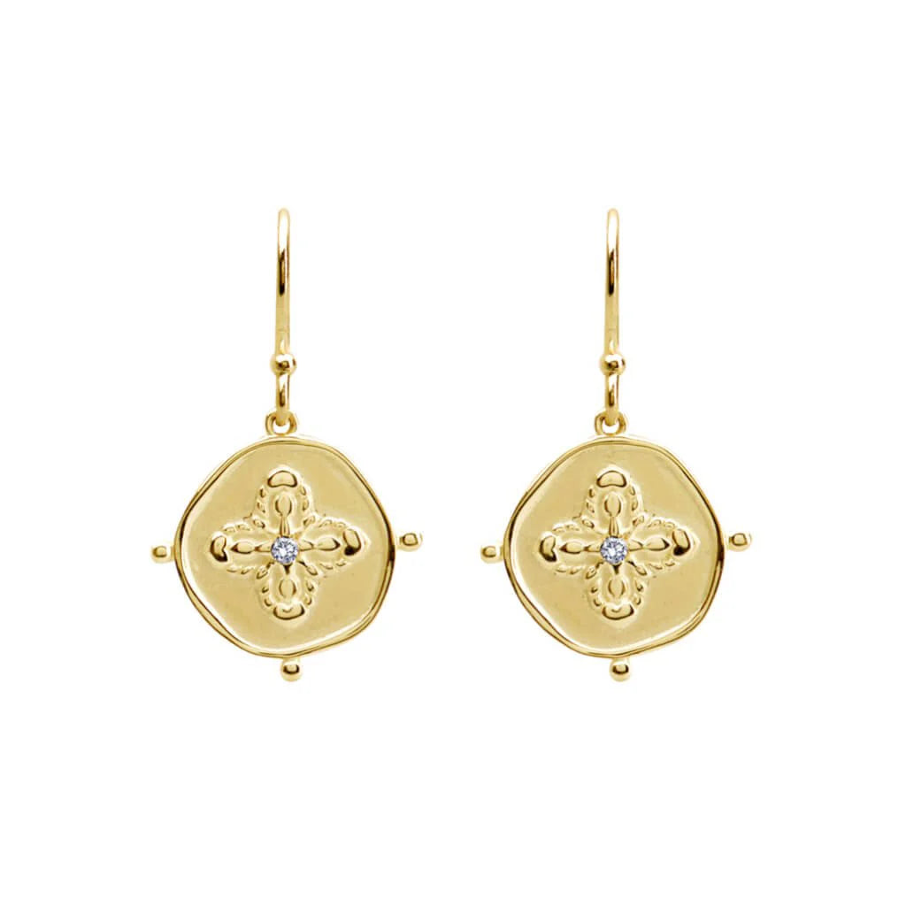 Sahara Small Earrings - Gold