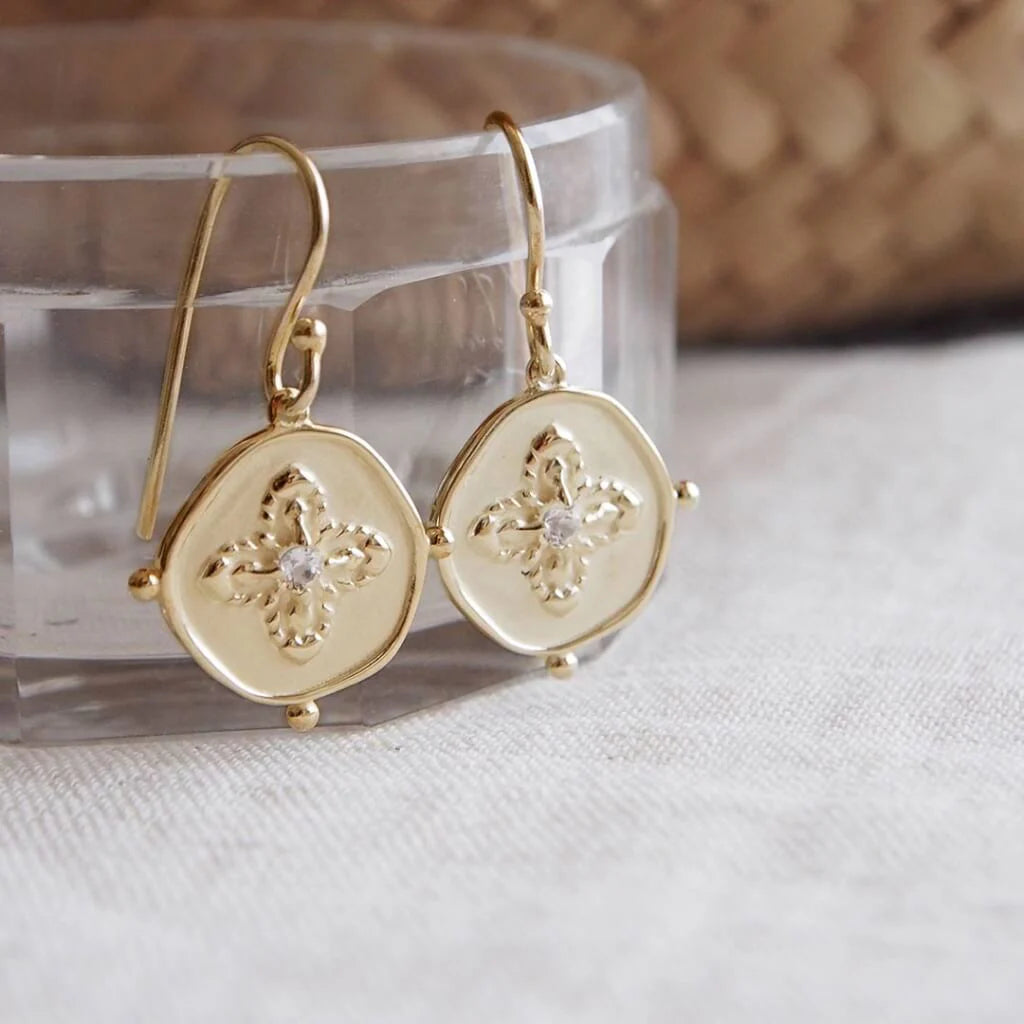 Sahara Small Earrings - Gold